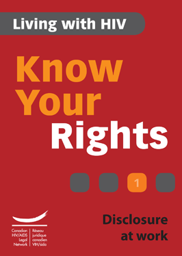 Know Your Rights 1: Disclosure at work